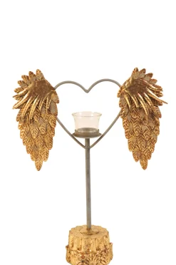 + Herz Teelicht auf Sockel H: 40,6 cm