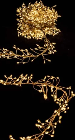 + Lichterkette LED Outdoor 6 meter gold