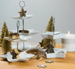 + Sternetagere tief Weiß 2-stufig