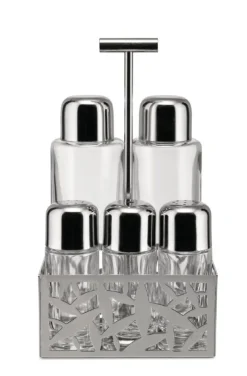 Alessi Cactus Menage für Gewürze und Öl 5tlg.