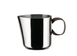 Alessi Edo Milchkochtopf mit Griff aus Edelstahl