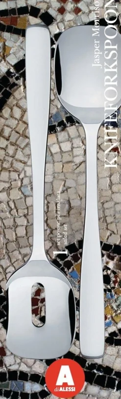Alessi Knife-Fork-Spoon -- Salatbesteck