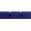 AMBIVALENZ Curt Sofaset JET Blau