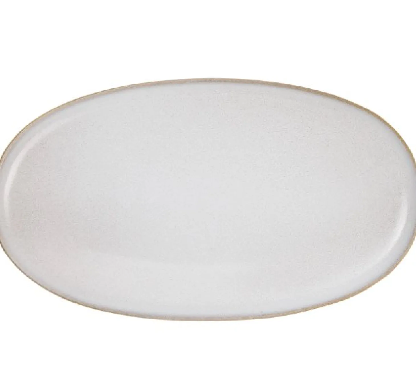 ASA Selection Saisons ovale Platte aus Steinzeug, sandfarben