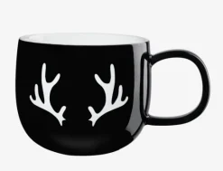 ASA Selection Schwarzer Henkelbecher, antlers