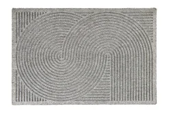 Astra Outdoor Türvorleger Graphic Deluxe 45x75 cm silber