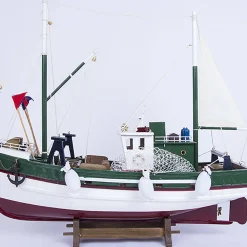 Batela Fischerboot Deko (Holz / Holzoptik)