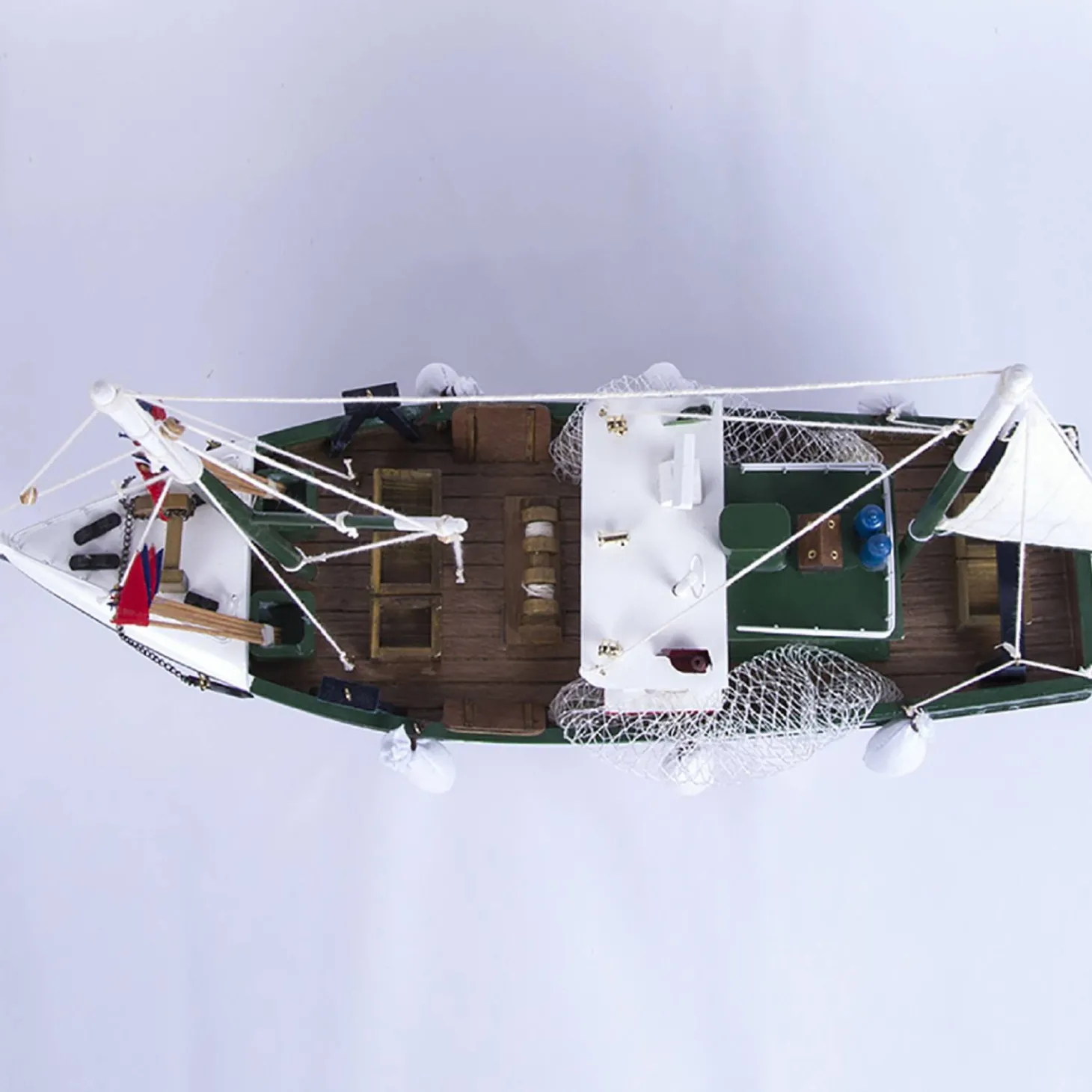 Batela Fischerboot Deko (Holz / Holzoptik)