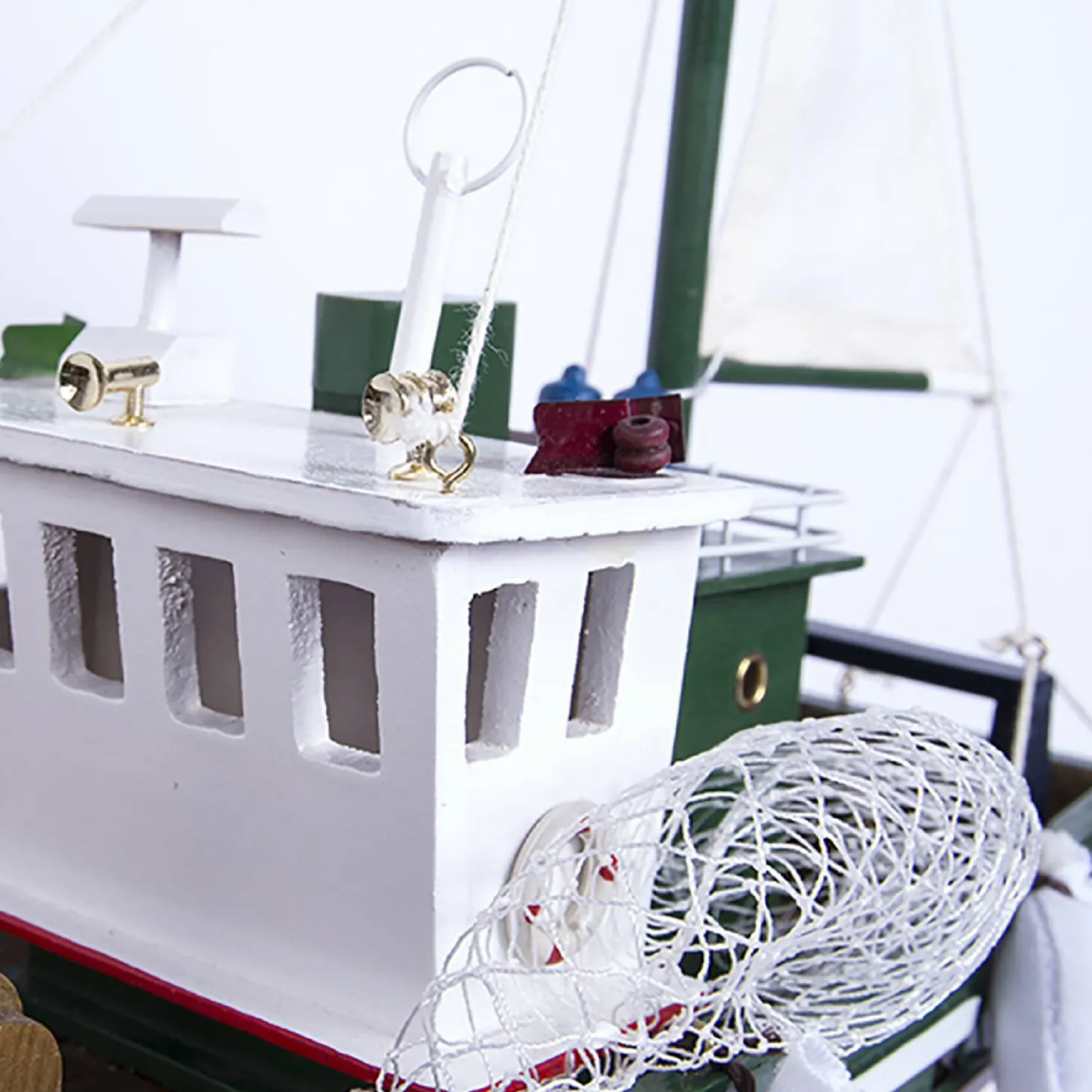 Batela Fischerboot Deko (Holz / Holzoptik)