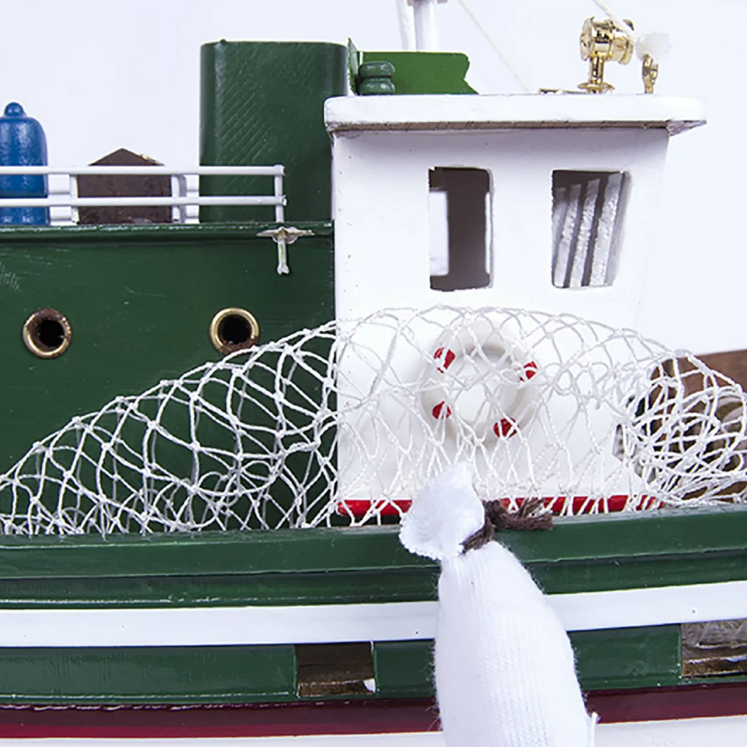 Batela Fischerboot Deko (Holz / Holzoptik)