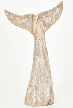 Batela Kleiner Walschwanz aus Holz Vintage Shabby Chic