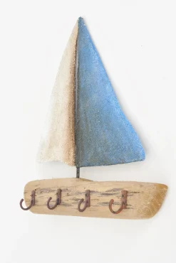 Batela Schlüsselhalter Segelschiff, 4 Haken