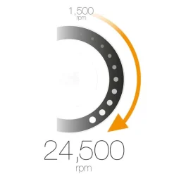 bianco di puro Hochleistungsmixer Attivo Metallic Grau