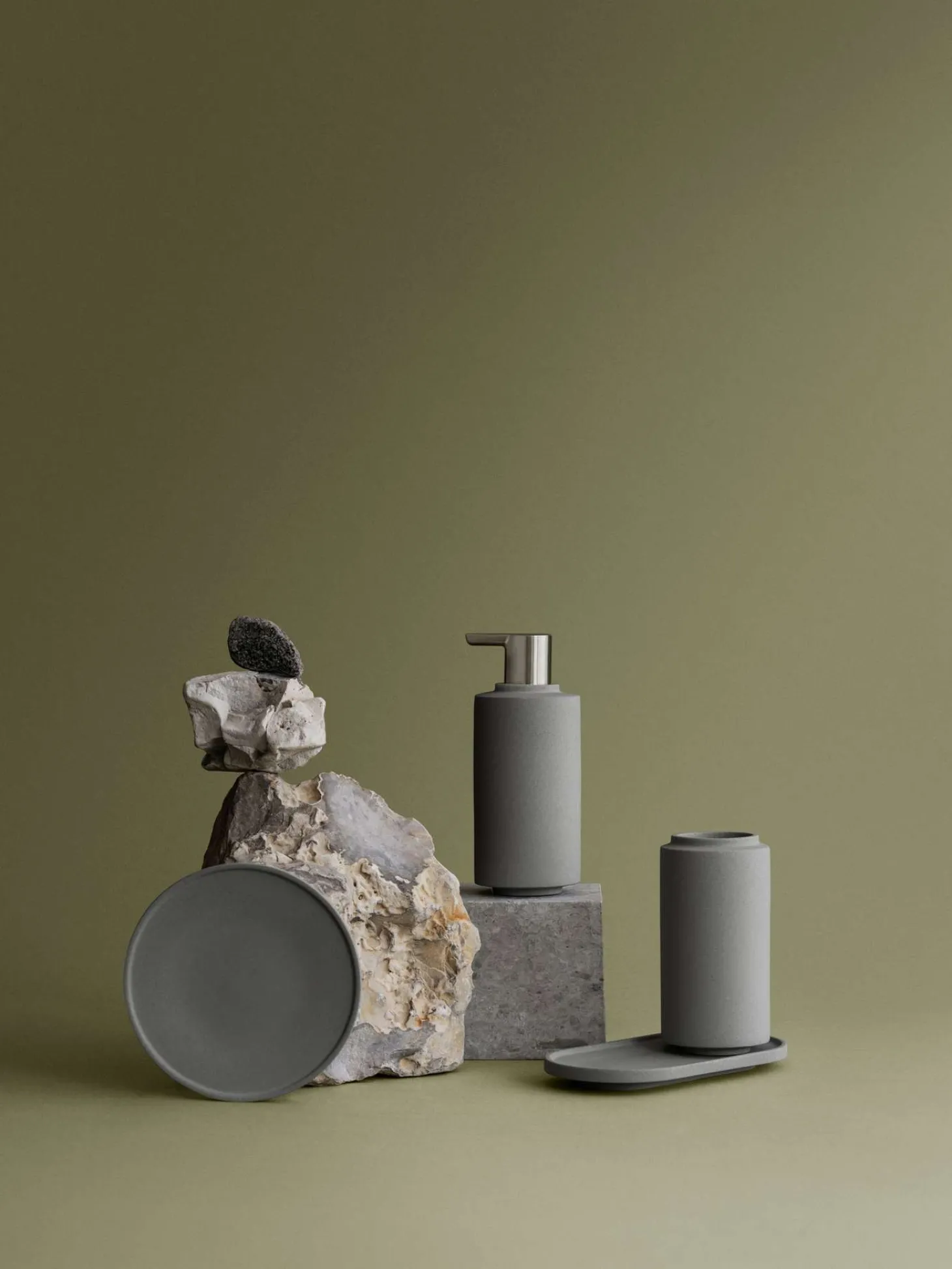 Blomus CRETO - Seifenspender 190 ml Mourning Dove