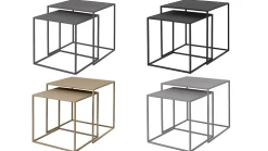 Blomus FERA - Beistelltische 2er Set Schwarz