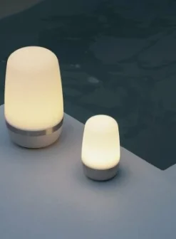 Blomus LED Outdoor Leuchte Spirit Warm Grau H:15 cm