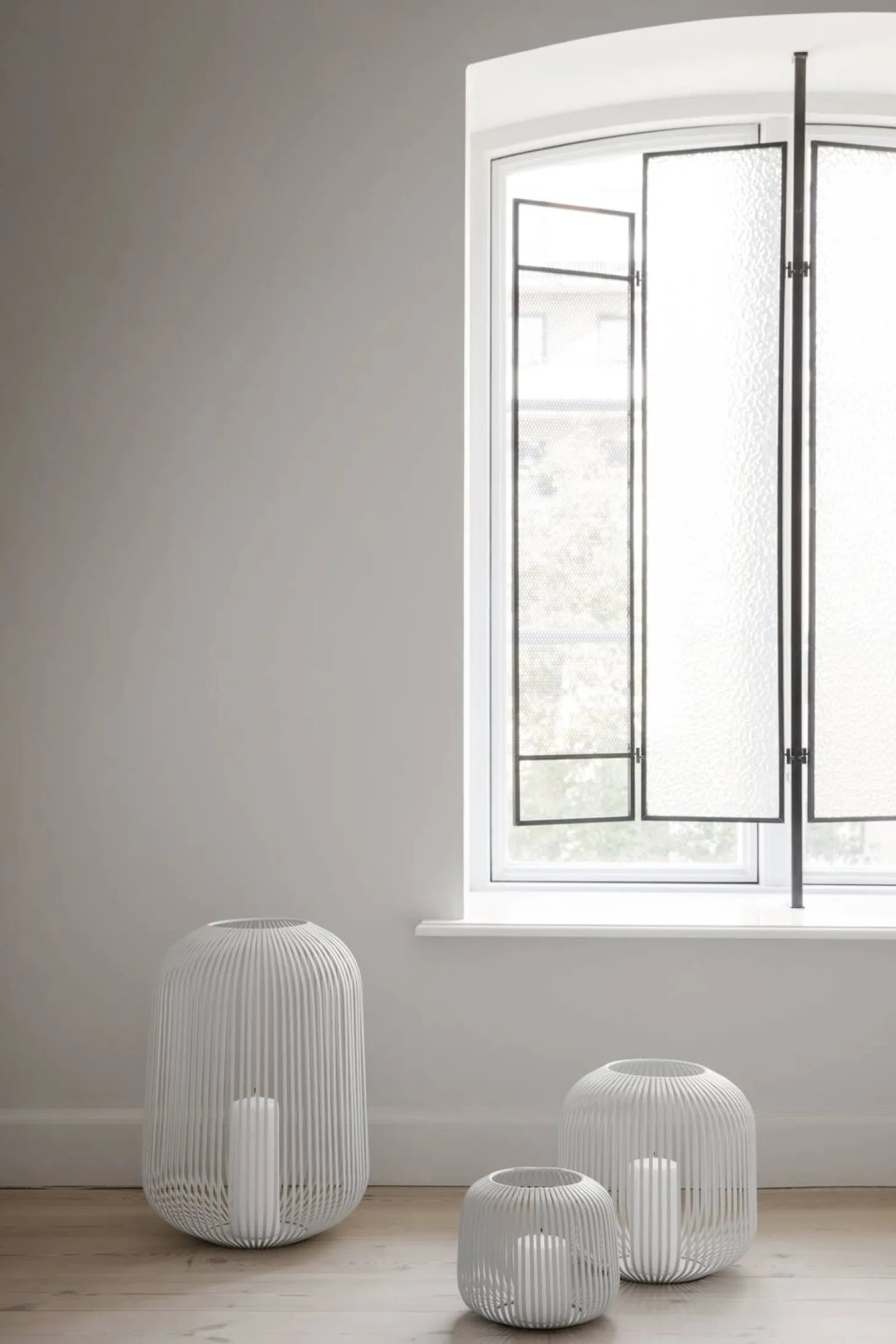 Blomus Windlicht Lito XS | Ø 13,5 cm, H 10 cm Burned Metal