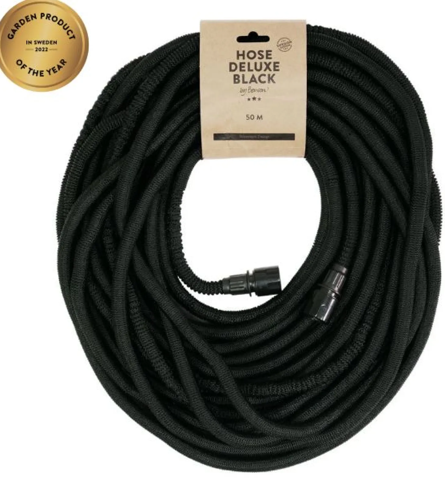 byBenson Gartenschlauch Deluxe Schwarz 50 m