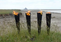 Cacoon OIL Lamp Vista Torch black H. 140cm