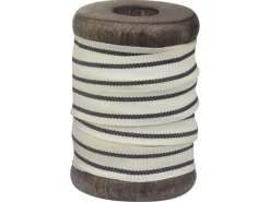 Chic Antique Altfranz. Urkundenschnurr schwarz gestreift