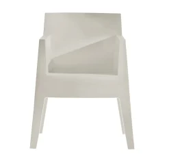 Driade Stapelarmlehnenstuhl Toy Hellgrau