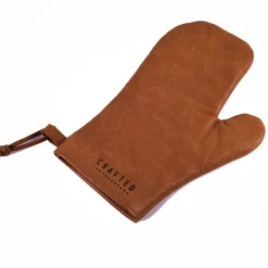 Dutchdesignbells BV Vintage Leder Grillhandschuh Cognac