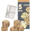 Egmont Toys Große Holzwürfel 5er-Set