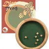Egmont Toys Würfeltablett Holz mit 6 Würfeln