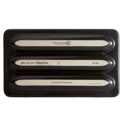 Emile Henry Baguette Backform, Schwarz