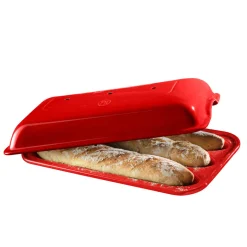 Emile Henry Baguette Backform, Rot