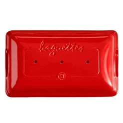Emile Henry Baguette Backform, Rot