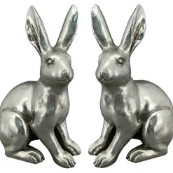 Exner Silberner Osterhase Argent, links