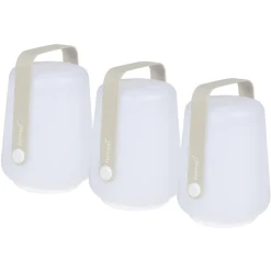 Fermob Balad LED Outdoor Leuchte H12 Dreier Set Lehmgrau