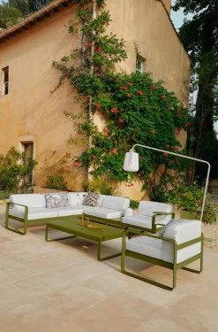 Fermob Bellevie Lounge 2-Sitzer Modul C7 Lapilligrau A3 Graphitgrau Mitte