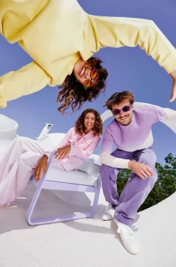 Fermob Bellevie Lounge-Sessel Outdoor E2 Kandierte Orange 79 Flanellgrau