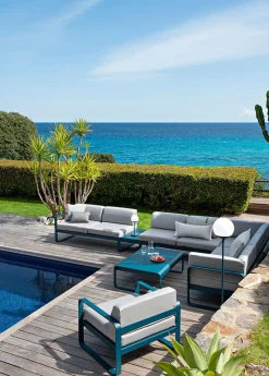 Fermob Bellevie niedriger Lounge-Tisch 103 x 75cm Anthrazit