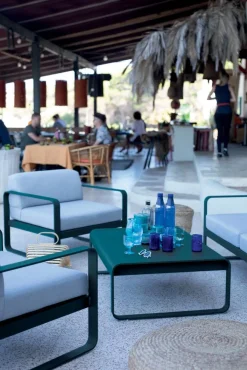 Fermob Bellevie niedriger Lounge-Tisch 103 x 75cm Anthrazit