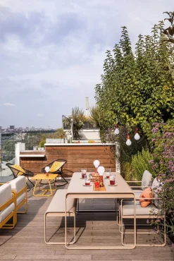 Fermob Bellevie Outdoor Bank 161 cm Zitronensorbet