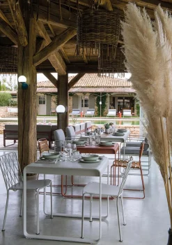 Fermob Bellevie Outdoor Tisch Pesto 74 x 80 cm