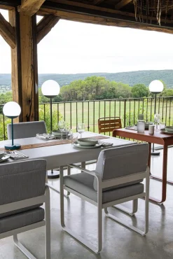 Fermob Bellevie Sessel Outdoor C6 Honig 81 Grauweiß