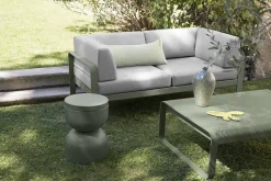 Fermob Bellevie 2-Sitzer Club Sofa 20 Ockerrot A3 Graphitgrau