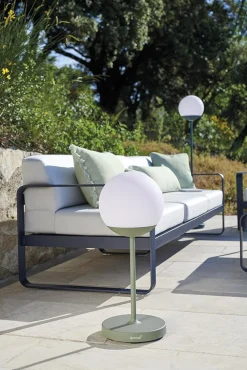 Fermob Bellevie 3-Sitzer Lounge-Sofa 42 Lakritze A3 Graphitgrau