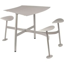 Fermob Bolder Outdoor-Büro 3-Sitzer Modular Lehmgrau