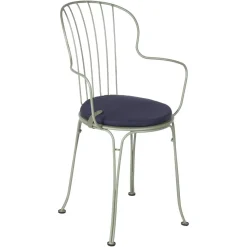 Fermob Color Mix Outdoor Sitzkissen Rund Ø40 cm Weinrot