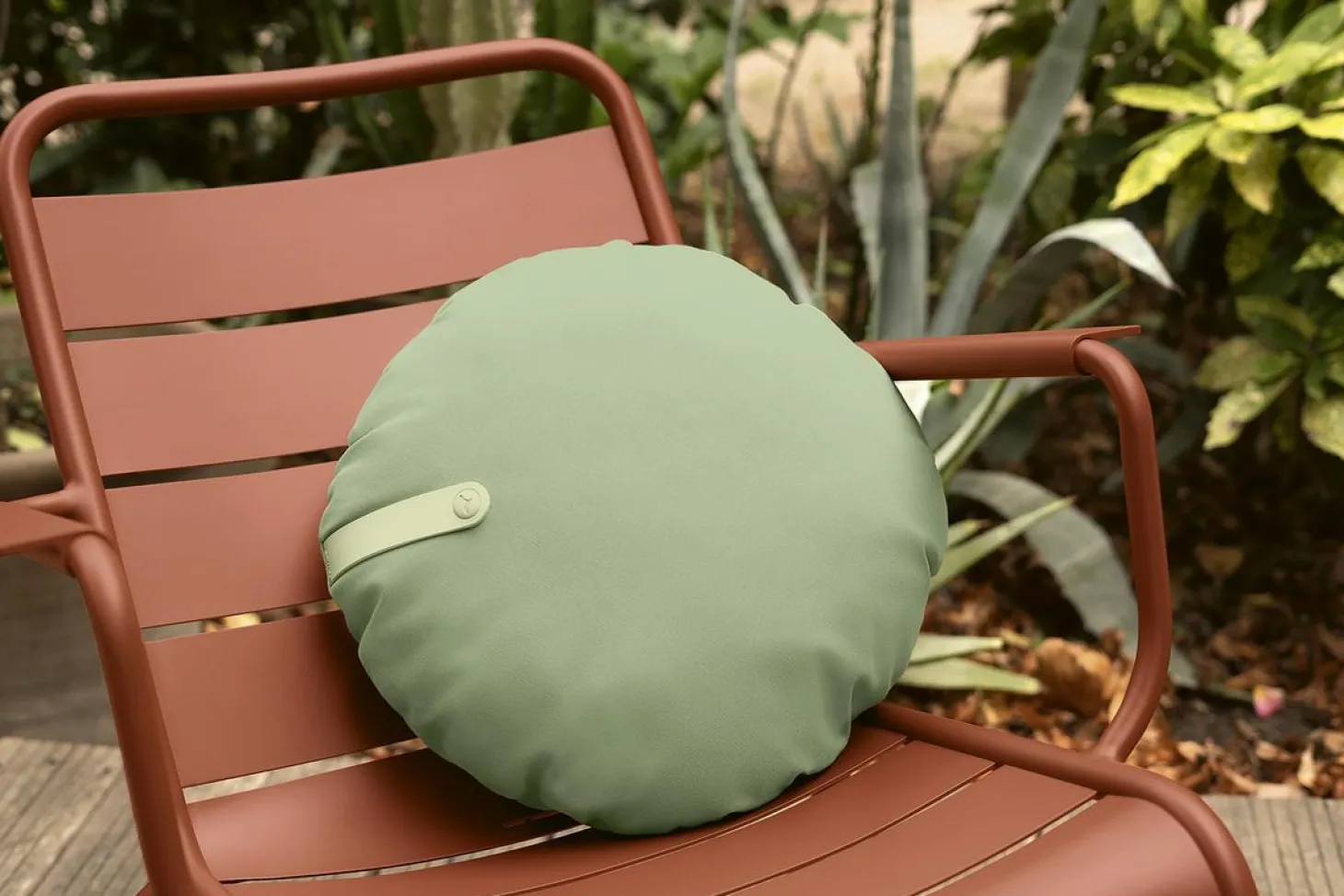 Fermob Color Mix Outdoor Kissen Weinrot 44 x 30 cm