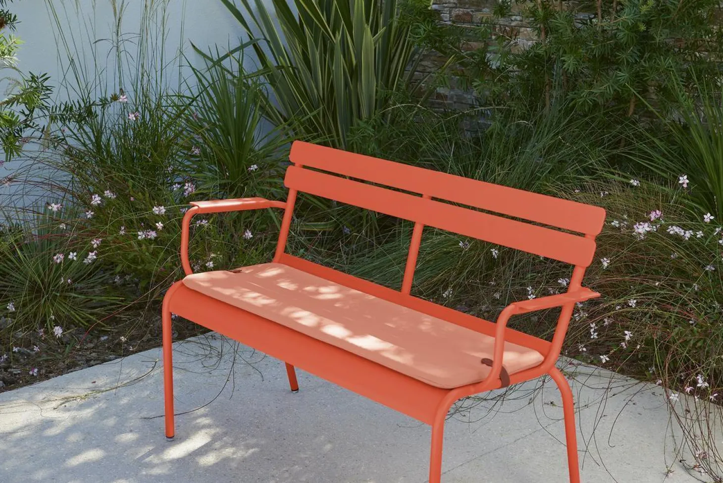 Fermob Color Mix Sitzkissen für Luxembourg 106 x 35 cm Nachtblau