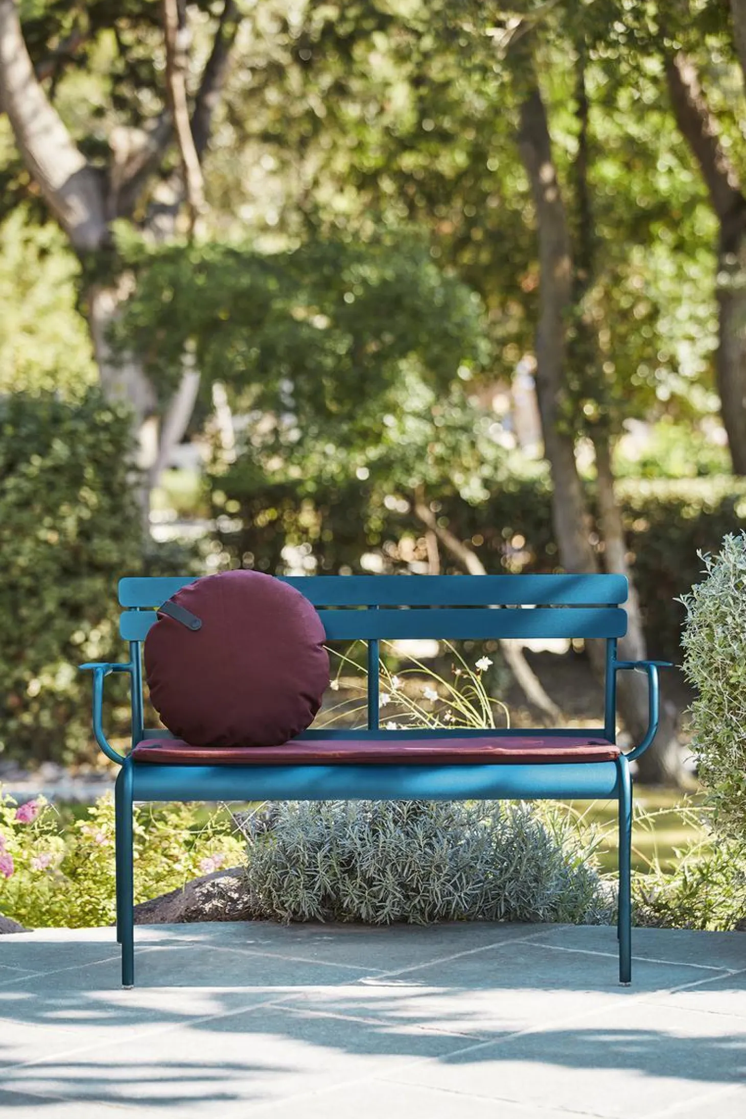 Fermob Color Mix Sitzkissen für Luxembourg 106 x 35 cm Nachtblau