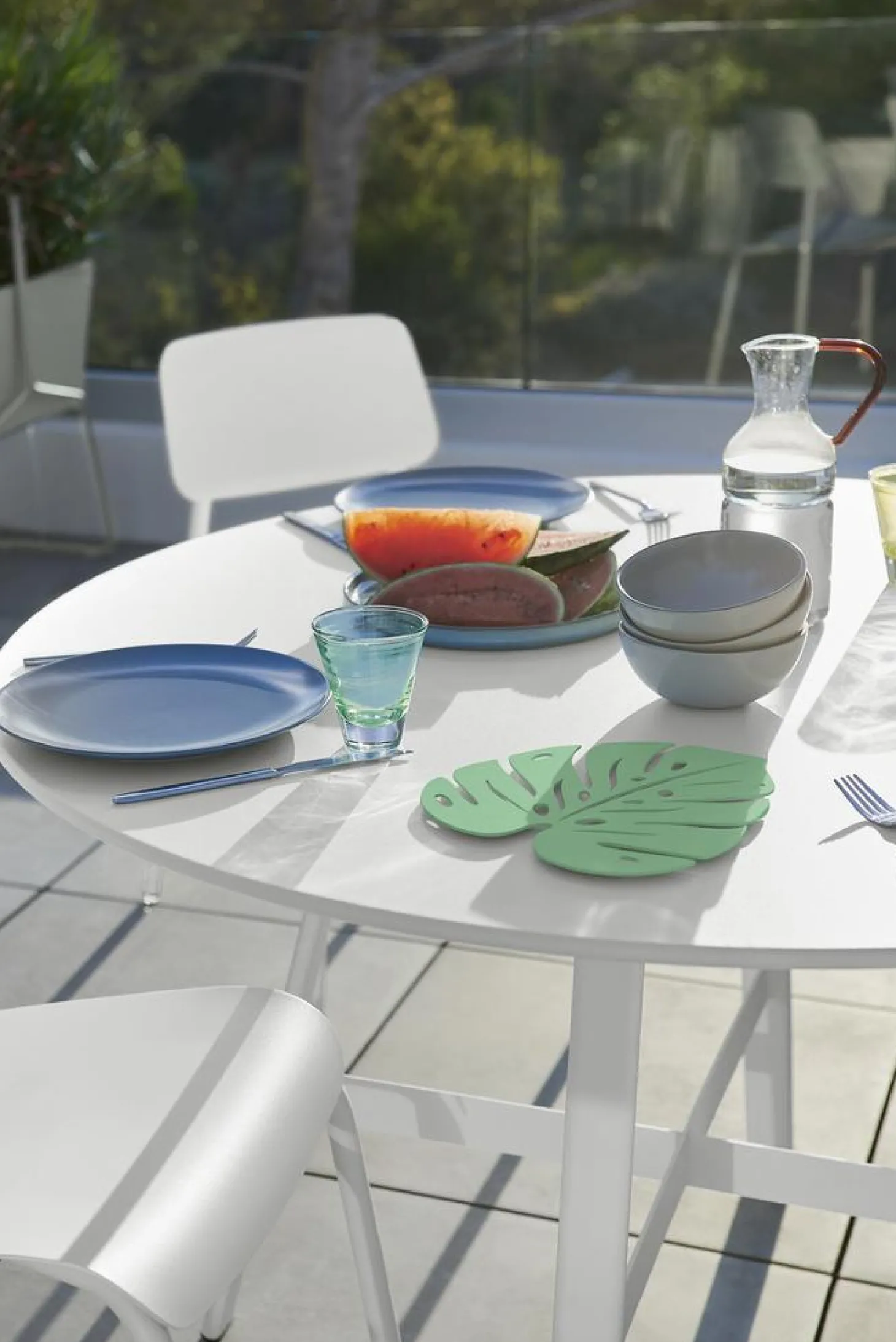 Fermob Gartentisch So'o rund Ø 117 cm Rosmarin