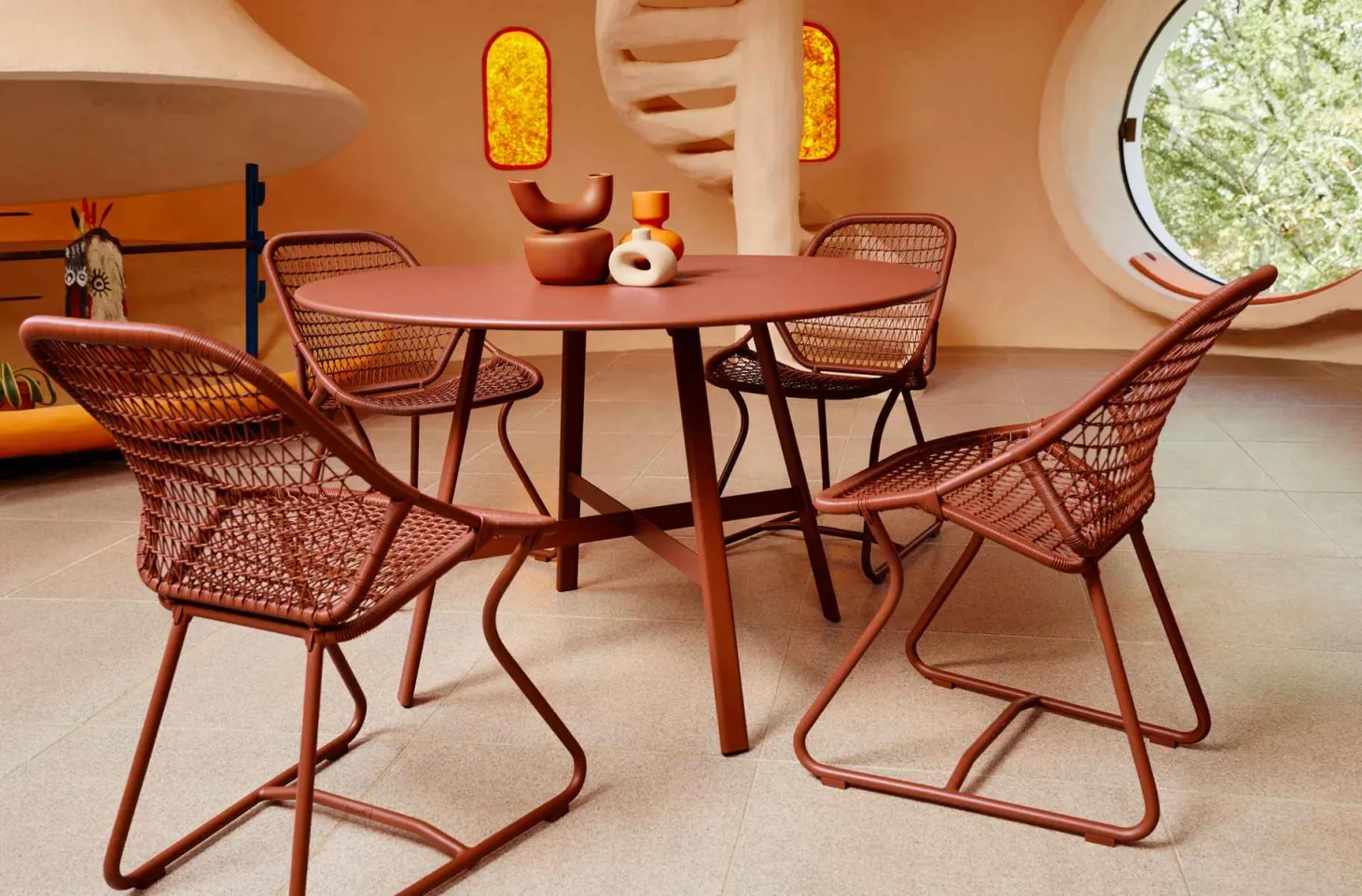 Fermob Gartentisch So'o rund Ø 117 cm Rosmarin