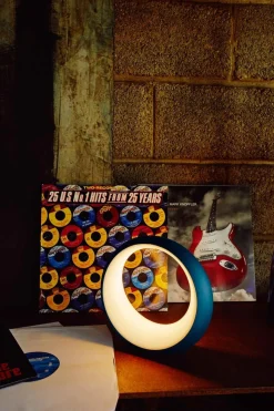 Fermob HOOPIK Akku-Leuchte Indoor Ø24 cm Ockerrot